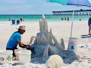 Build Sand Castle in Destin Florida